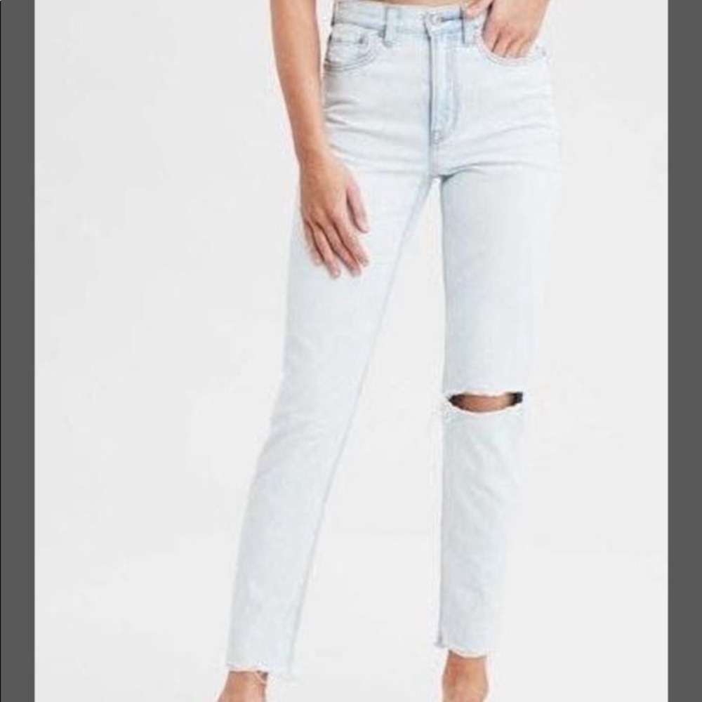 American Eagle mom jean size 12